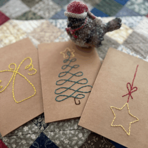 Embroidered Cards