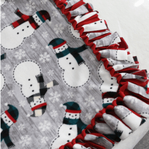 Create a Tie Blanket with JJ Woven