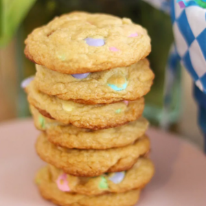 Spring Baking - Spring M&M Cookies