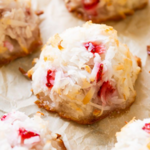 Spring Baking - Strawberry Coconut Macaroons
