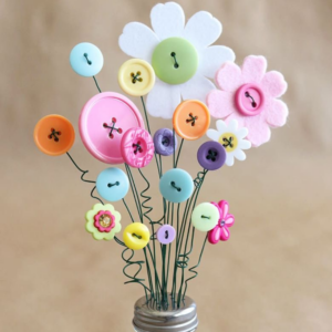 Button Bouquets