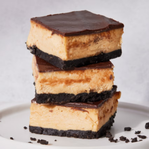 Summer Baking - No-Bake Buckeye Cheesecake Bars