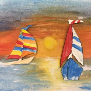 Art with Marc - 3D Sailboat Art
