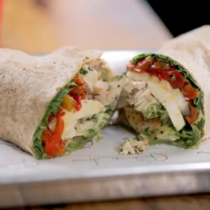 Summer Lunch - Tuscan Wrap and Potato Chips
